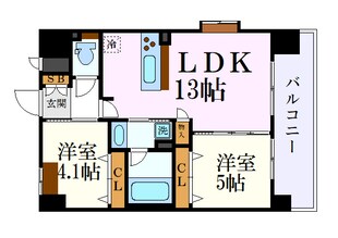 スプランディッド名駅NORTHの物件間取画像